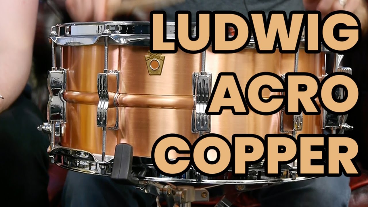 Ludwig Acro Copper 14x6.5in Snare Drum