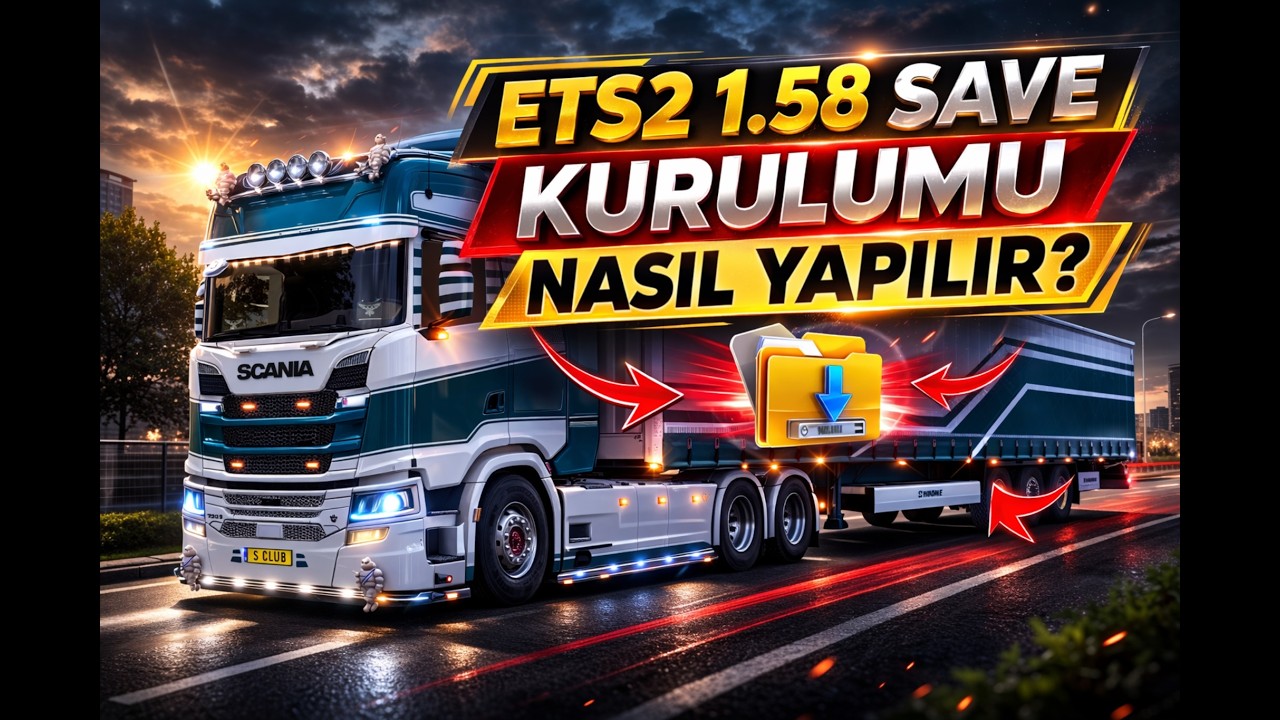 ⚫ETS 2 Save Nasıl Kurulur ? ⚫1.58⚫