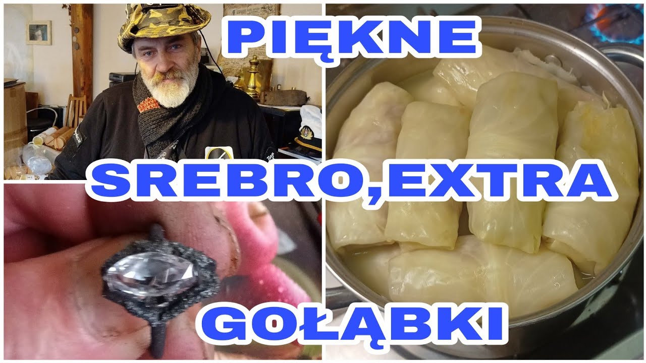 Świąteczne poszukiwania, piękny srebrny pierścionek, zarąbiste gołąbki.
