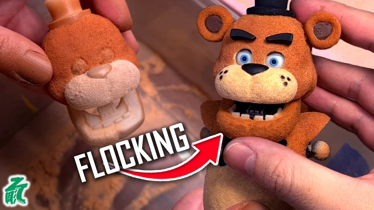 Upgrading Poseable Freddy with FLOCKING | FNaF 3D Print JLC3DP