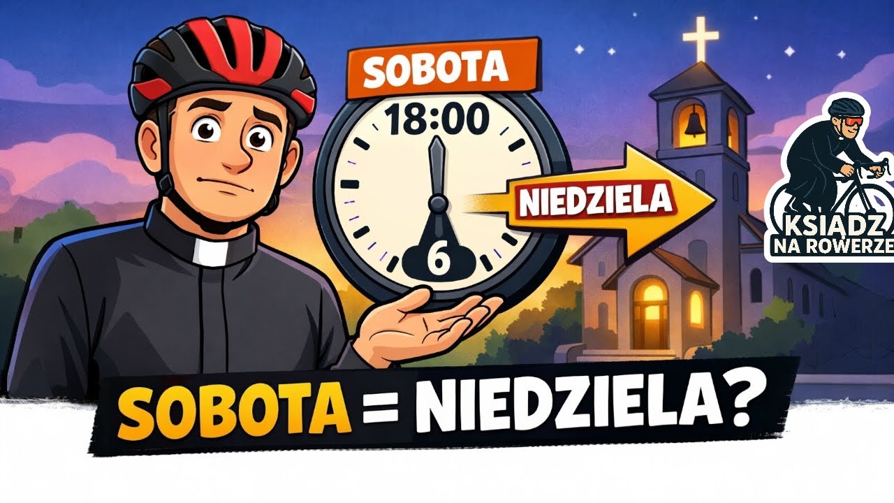 Msza w sobotę = msza niedzielna? ⛪ Jak Kościół liczy czas. Zakręcone Pytania S02E23