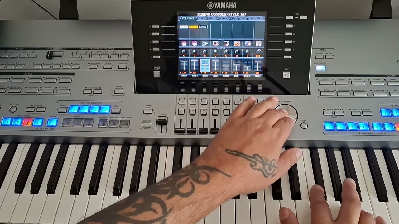 YAMAHA TYROS 5 - DG PAVLOVCE PACK 🎹🎹🎹