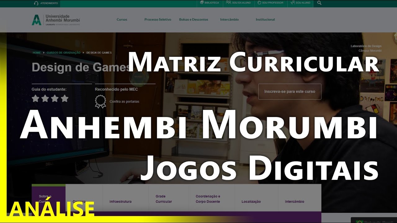 🔍 Anhembi Morumbi Design de Games - Análise da Matriz Curricular
