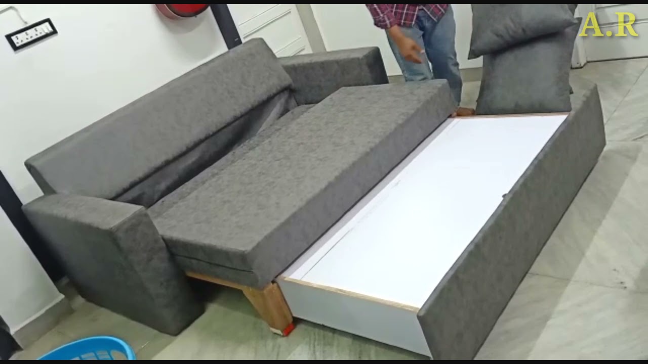 Sofa combed three seater 3 fold sofa combed Making by A.R. furniture #short