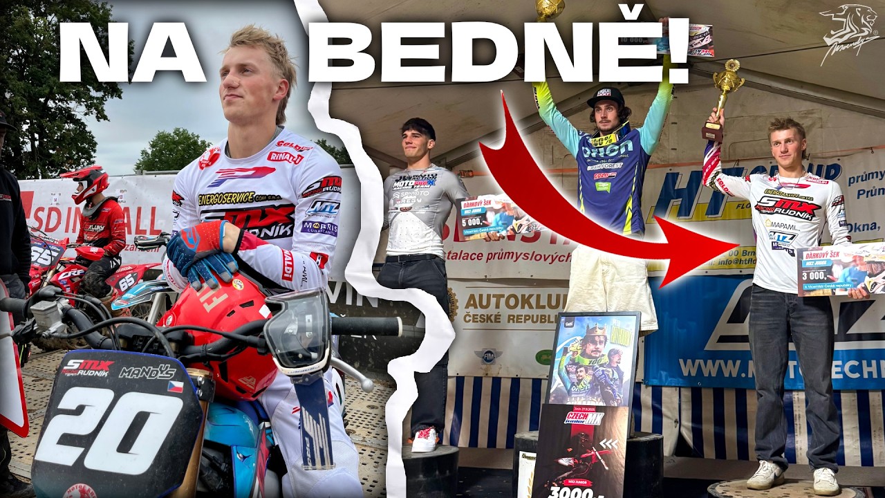 POSLEDNÍ BOJ O PÓDIUM + ZÁKULISÍ TLUMIČŮ 🏆🛠️ | Czech MX Junior Jinín 🏁