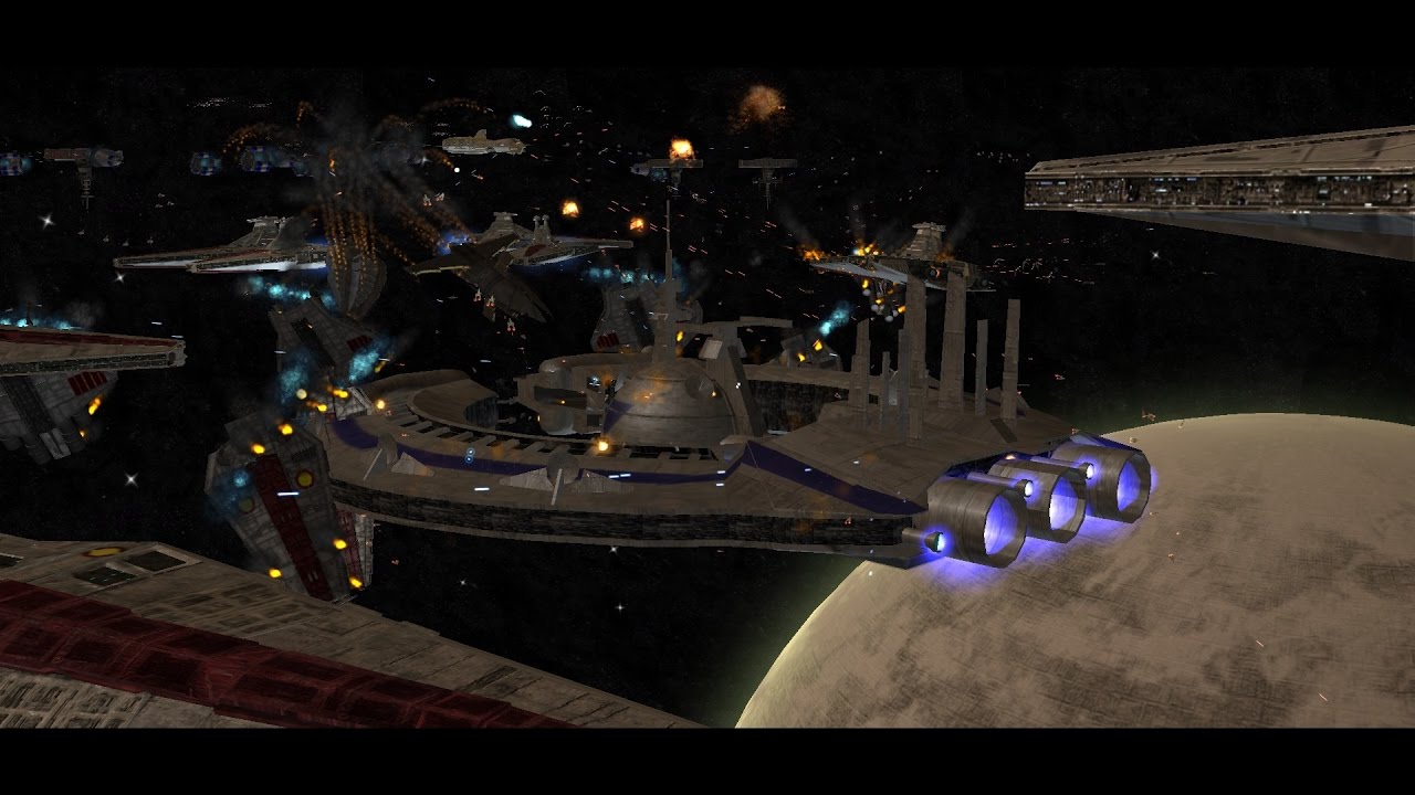 Empire At War: Clone Wars Mod Huge Space Battle