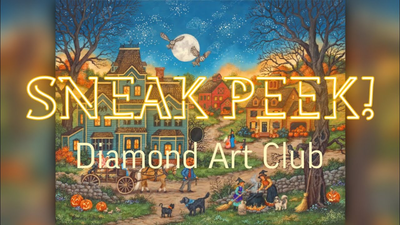 SNEAK PEEK!! Witch’s Brew by Bonnie White and Diamond Art Club