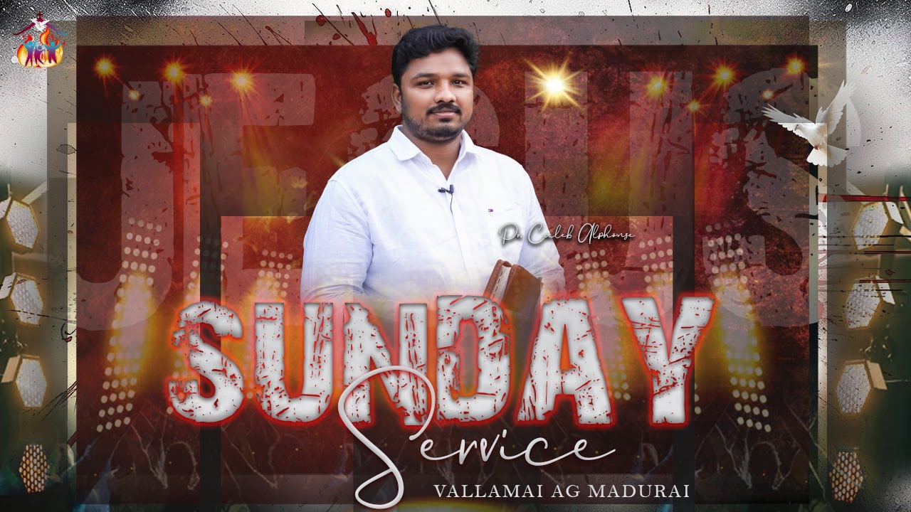 🔴LIVE | SUNDAY SERVICE | 11 JAN 2026 | Pr .CALEB ALPHONSE | VALLAMAI AG CHURCH.