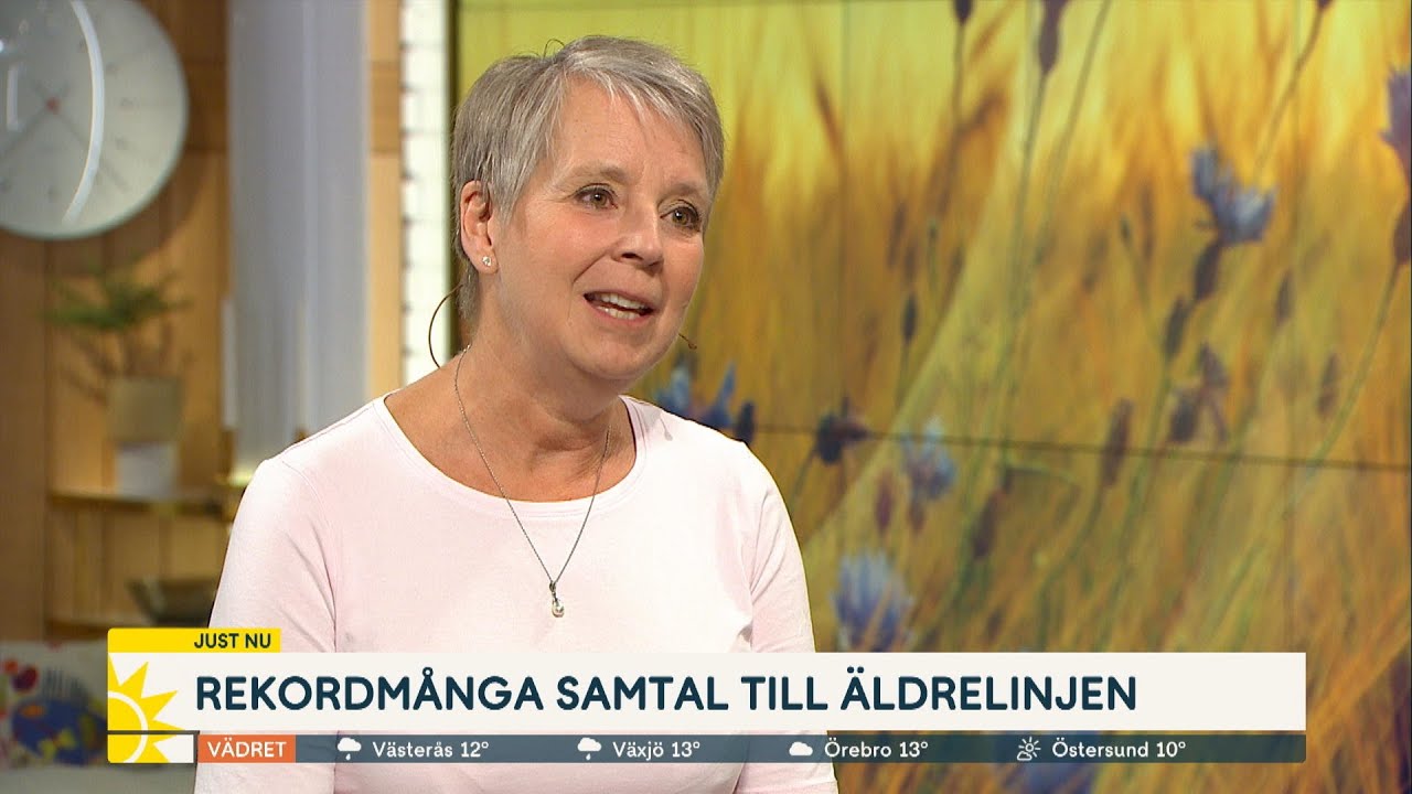 Ensamma äldre söker stöd över telefon – Fler volontärer behövs - Nyhetsmorgon (TV4)