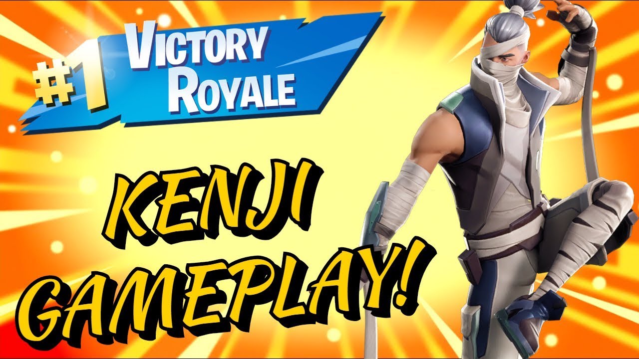KENJI Skin Gameplay In Fortnite Battle Royale