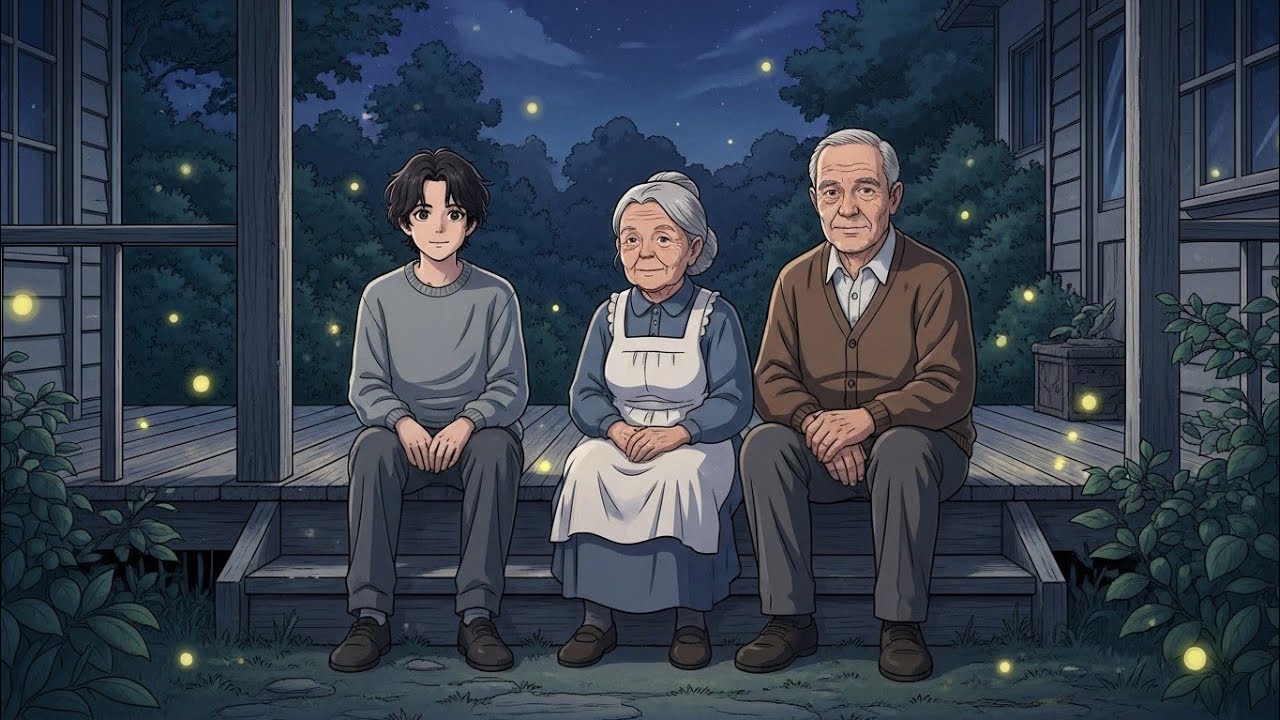 Homecoming at Twilight — A Warm Meal, Familiar Voices, Quiet Comfort 