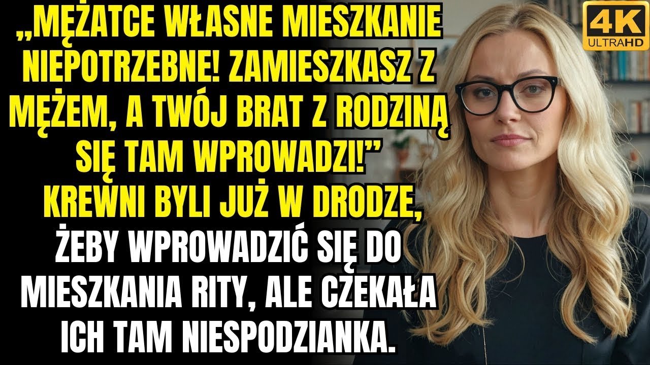 Mężatce własne mieszkanie niepotrzebne  Zamieszkasz u męża, a twój brat się wprowadzi