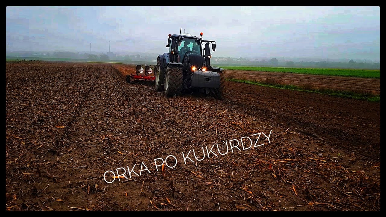 TESTY. Orka po kukurydzy, Valtra t254 Versu