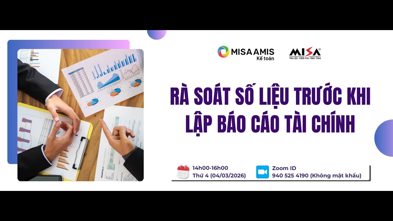 AMIS | Chiều 04/03 - BÁO CÁO TÀI CHÍNH (PHẦN 1)