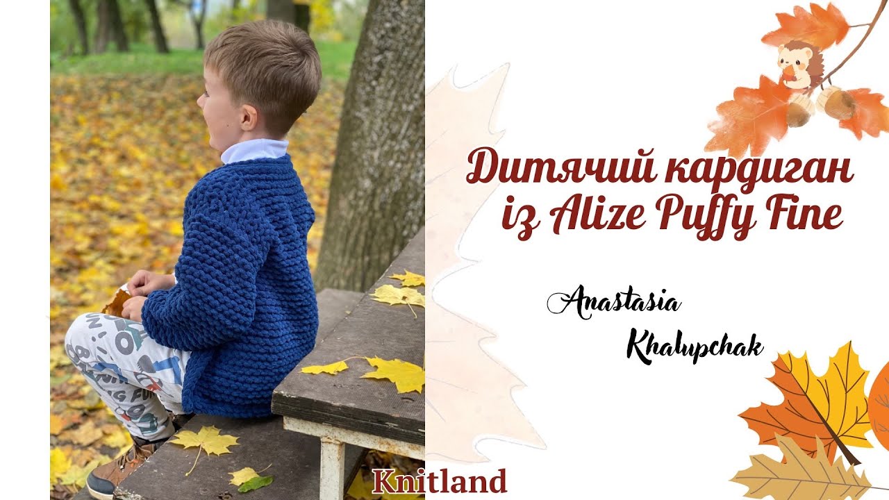 Кардиган із Alize Puffy Fine