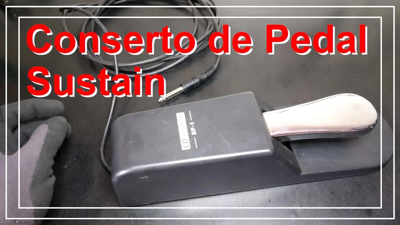 Conserto de Pedal Sustain para teclado.