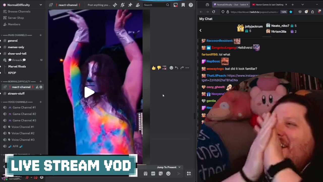 Just Chatting & Discord Reacts - March 12, 2025 - NormalDifficulty VODs Live Stream Archive