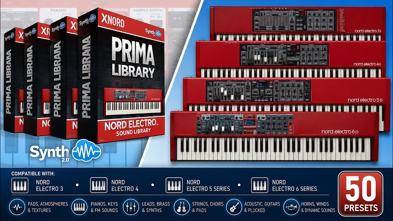 PRIMA LIBRARY SOUND BANK | NORD ELECTRO 6 / 5 / 4 / 3