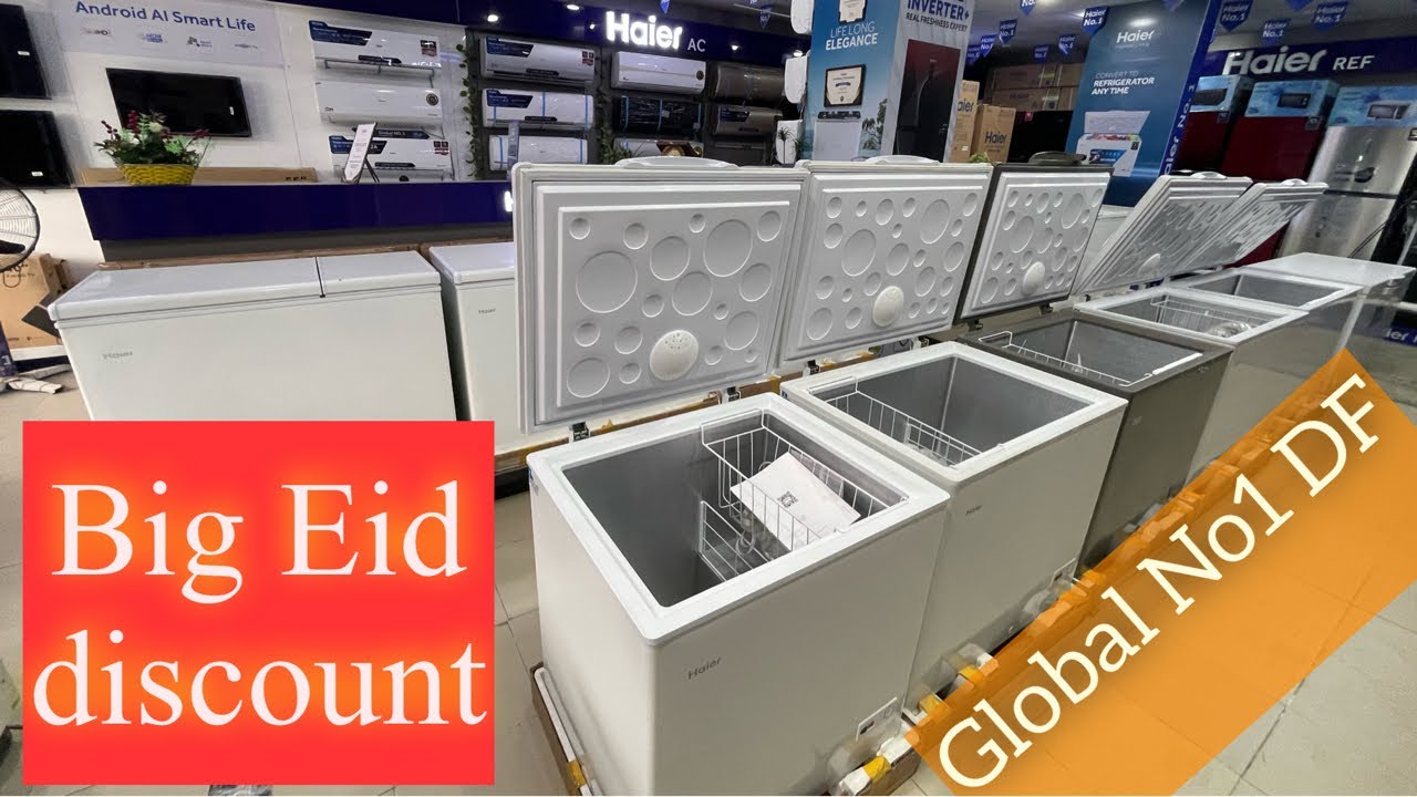 Haier freezer prices & review || best deep freezer || inverter freezer || double door freezer