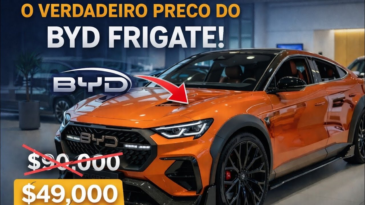 Novo BYD Frigate 07 2026 Revelado! SUV Híbrido de Luxo com Tecnologia do Futuro e Desempenho Impress