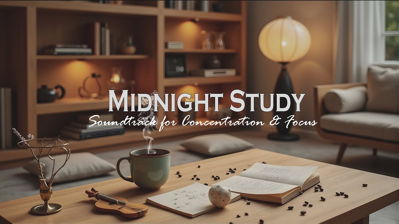 Midnight Library Study Music | The Reading Room Soundtrack for Concentration & Focus Flow