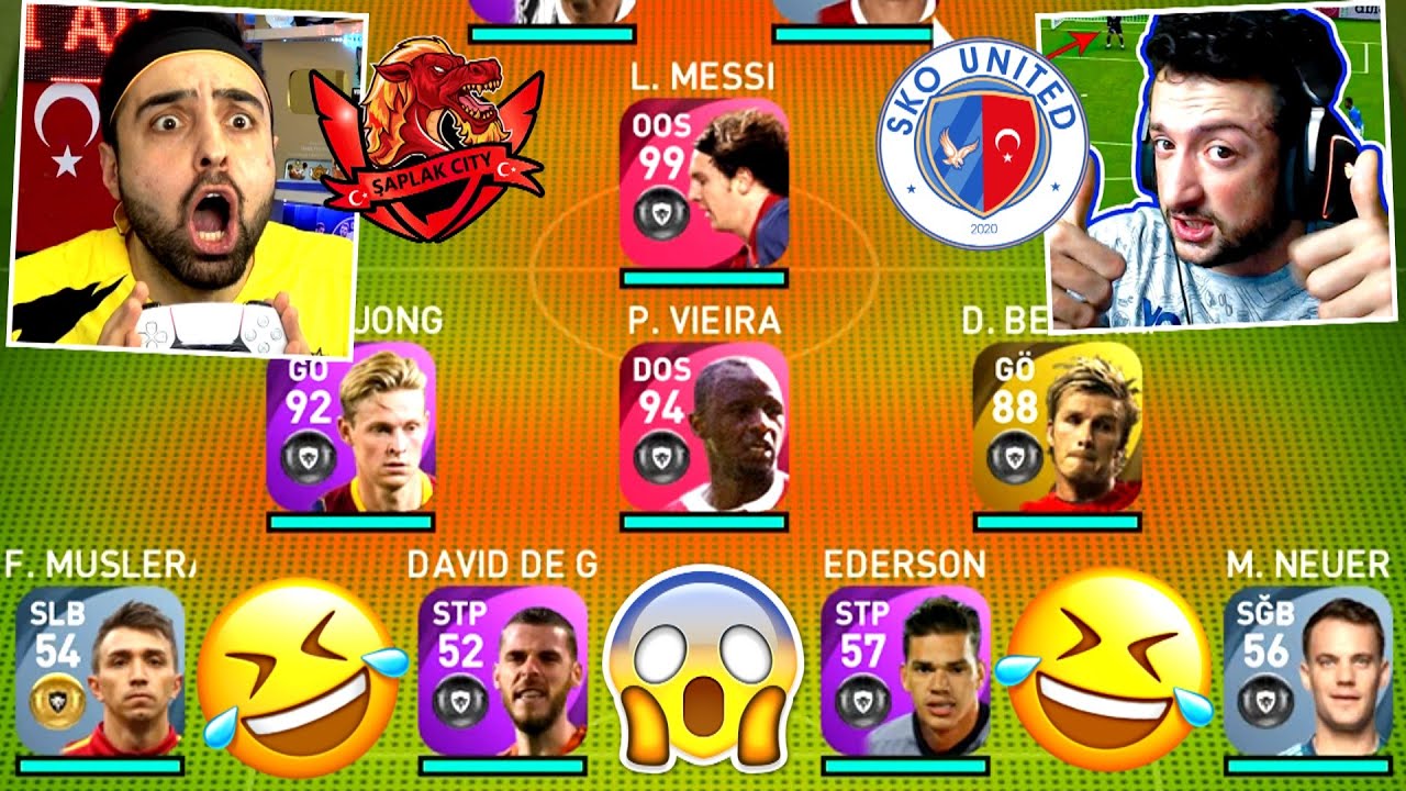 TÜM DEFANSA KALECİ KOYMA CHALLENGE 😂 MERVAN KAPIŞMA PES 2021 !