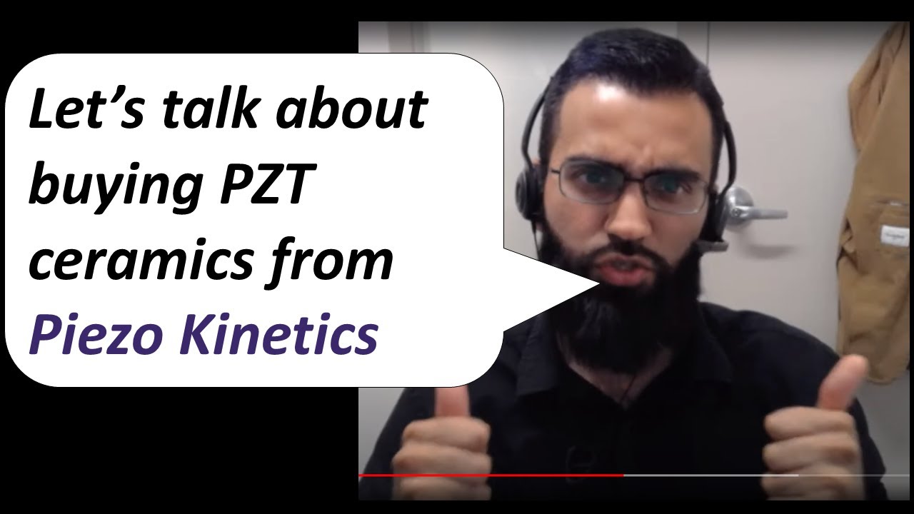 Buying PZT ceramics from Piezo Kinetics