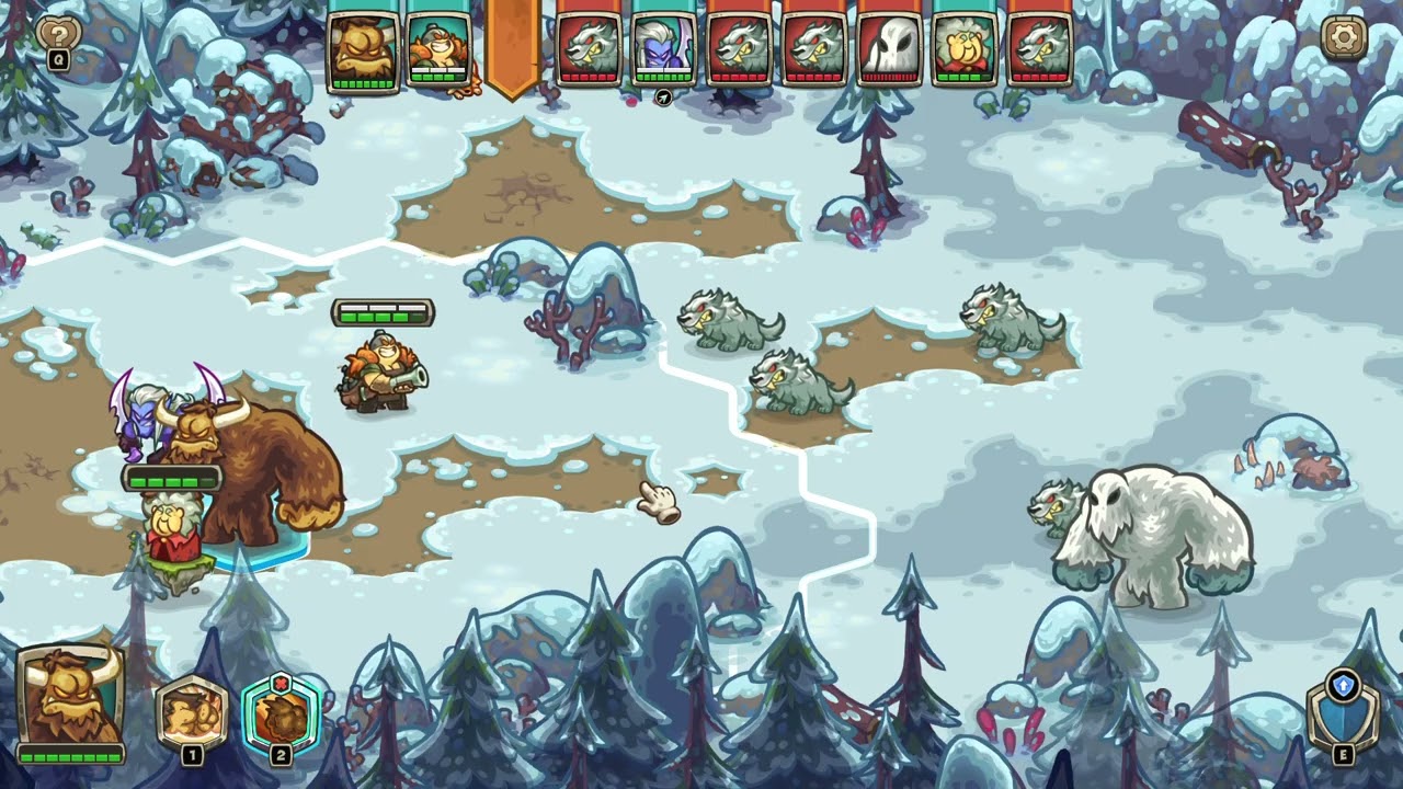 Legends of Kingdom Rush Hero Challenge - Reg'son, Bombardier, Sorceress - Stormcloud's Winter