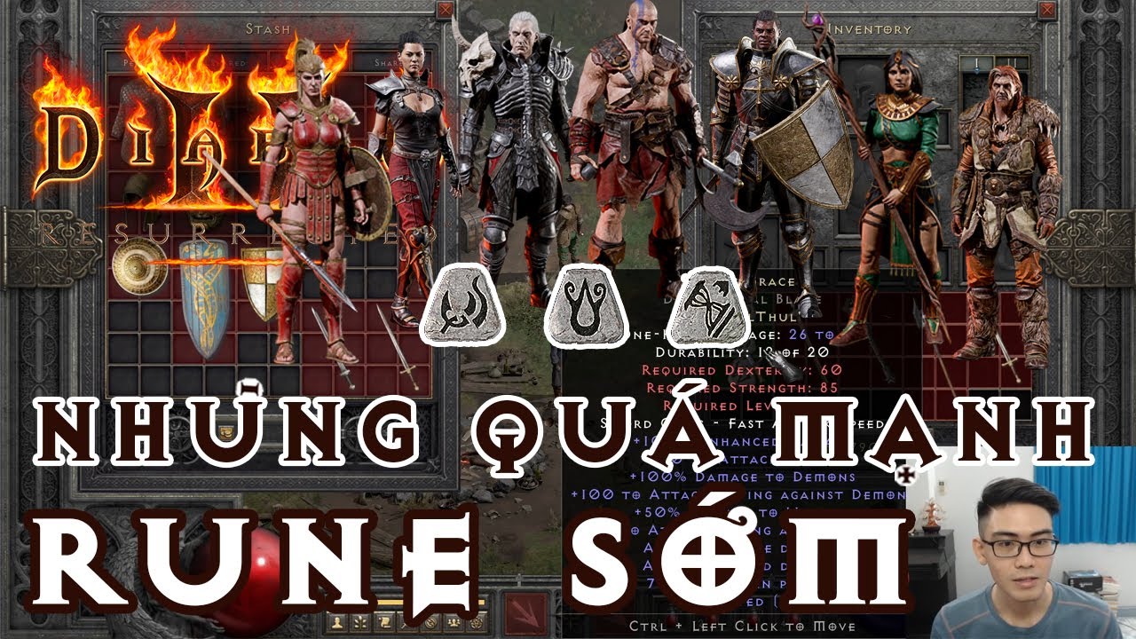 Diablo II Resurrected | Runewords Sớm Nhưng Qu&aacute; Mạnh