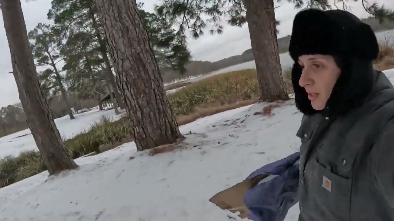 Snowboarding And Sledding On Trash PLUS Snow Slip N' Slide! Ft. Texas Winter Storm | Part 2