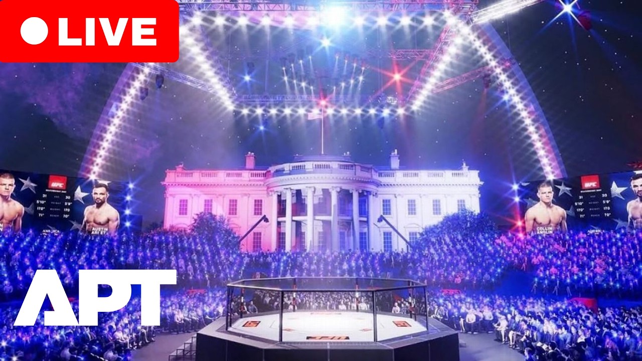 LIVE | UFC Makes History at White House as Fighters Battle in Championship Bouts on South Lawn | APT