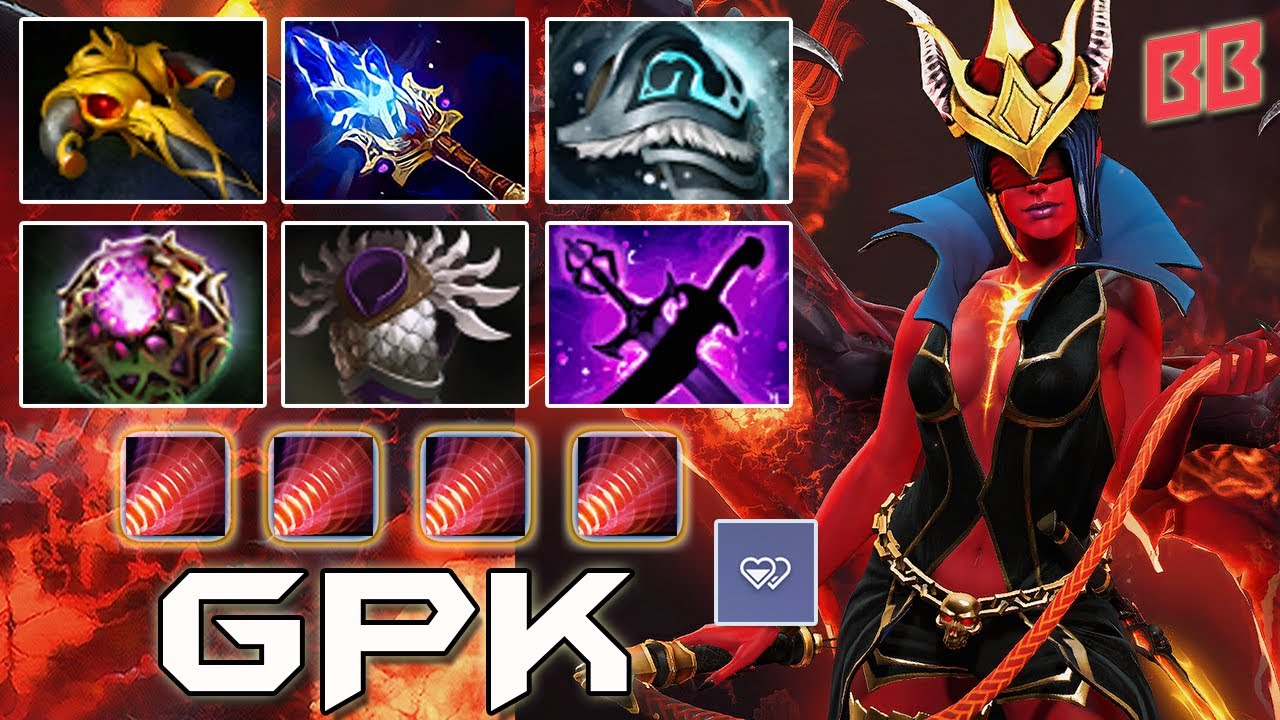 GPK - Queen of Pain Scream of Death Power – 14/2/13 Insane Mid Gameplay | Dota 2 Pro Gameplay!