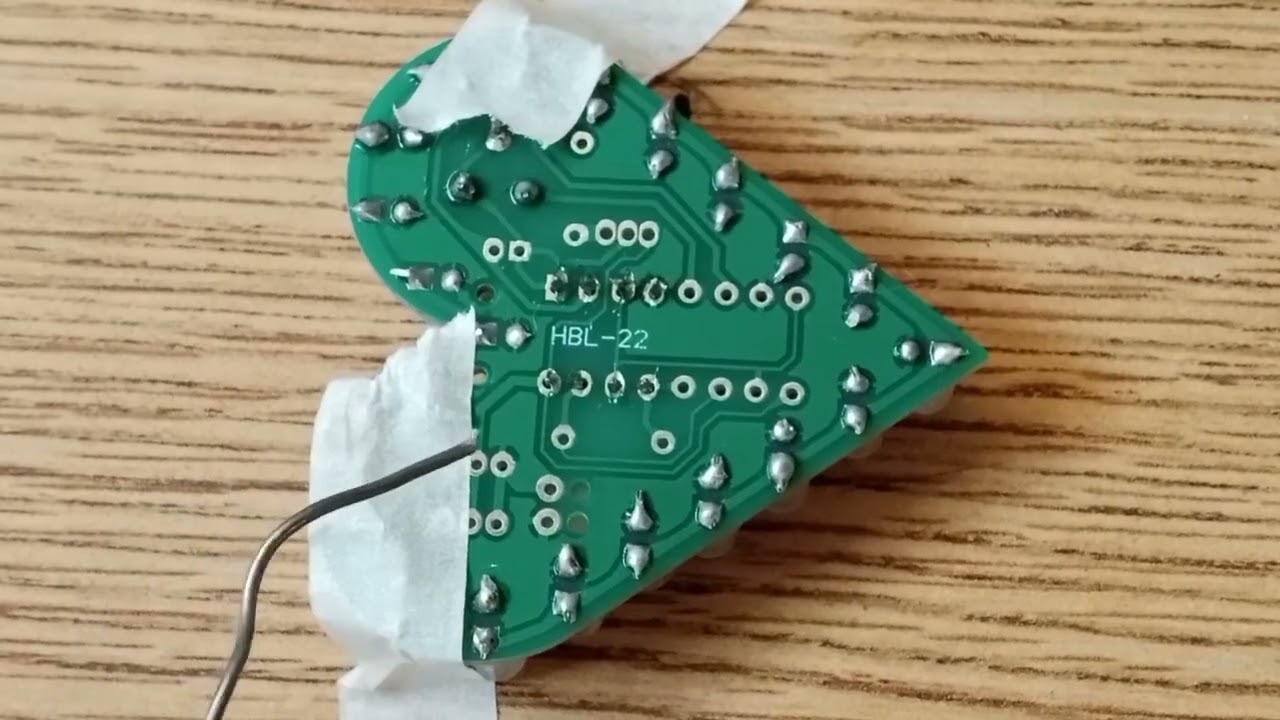 DIY Kit Heart Shape Breathing Lamp