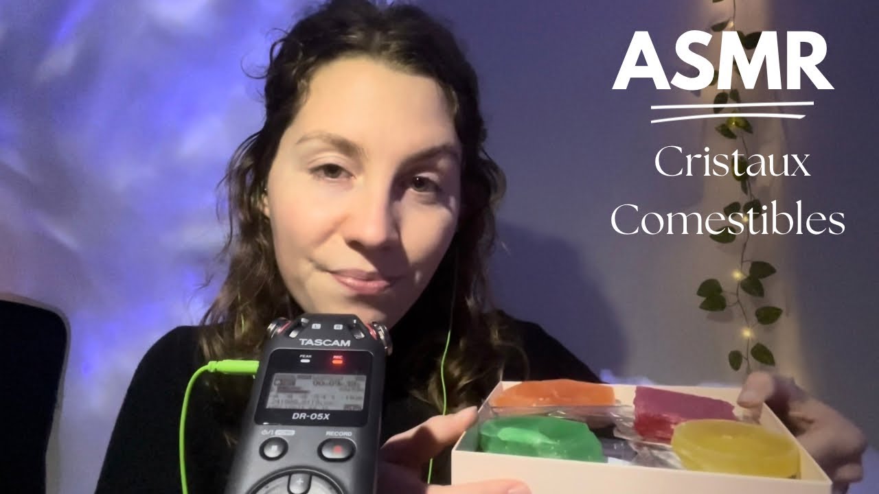 ASMR ✨ Dégustation de cristaux comestibles