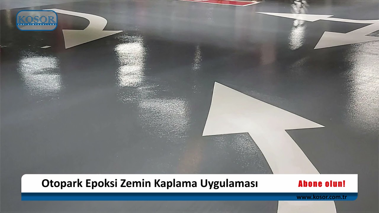 Otopark Epoksi Zemin Kaplama Uygulaması
