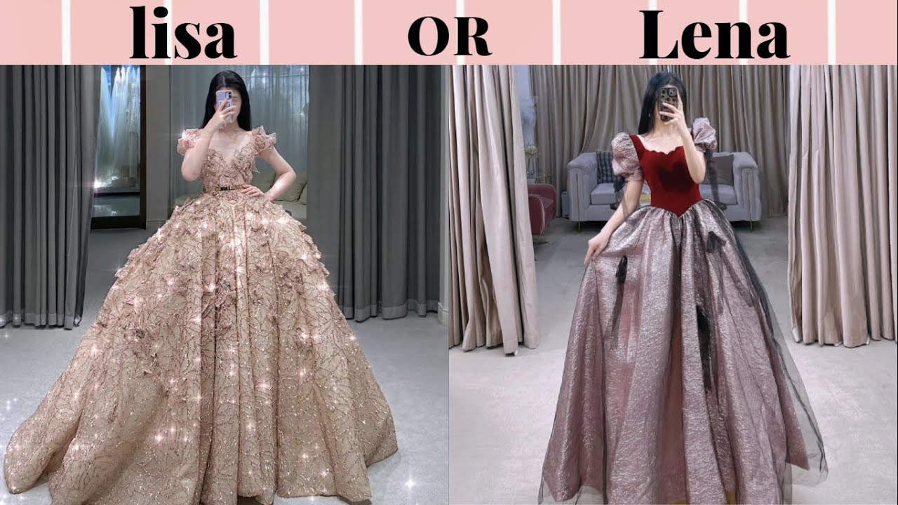 LISA OR LENA DRESSES #lisaorlena#lisa #lena #viral #chooseyourgift