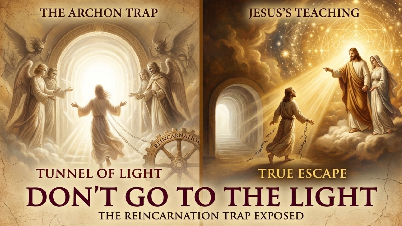 The Tunnel of Light Is The Archon Reincarnation Trap &mdash; Jesus Taught How To Avoid It