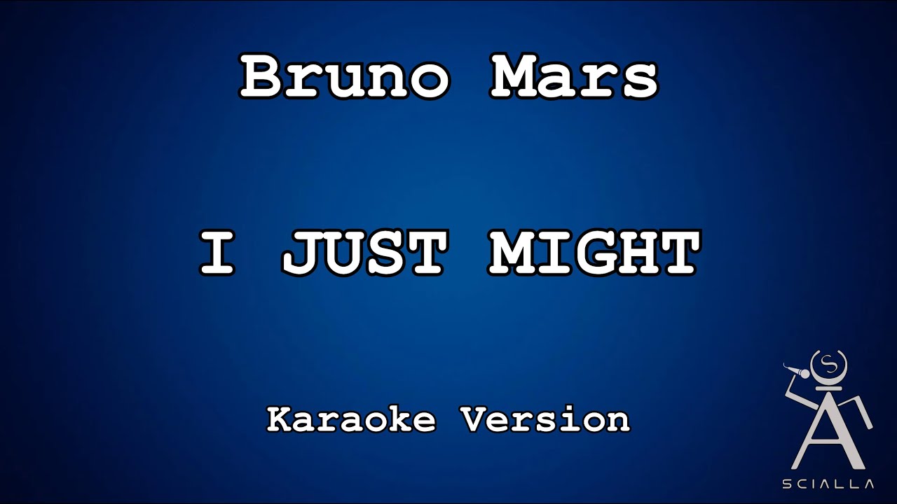 Bruno Mars - I Just Might (KARAOKE)