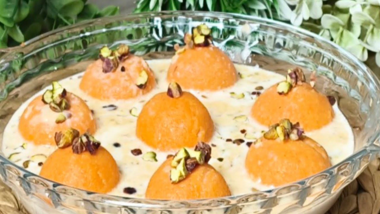 GAJAR GULAB JAMUN RASMALAI RECIPE / گاجر 🥕 سےرس ملائی بنائیں / Carrot Rasmalai Recipe By Sykitchen 