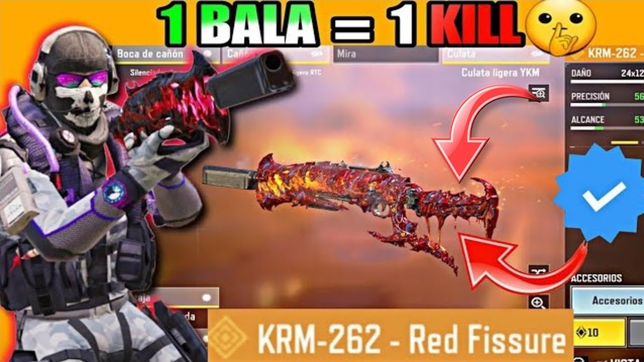 LA MAS PODEROSA♥️ MEJOR CLADE DE KRM 262 EN COD MOBILE BR MEJORES ACCESORIOS 
