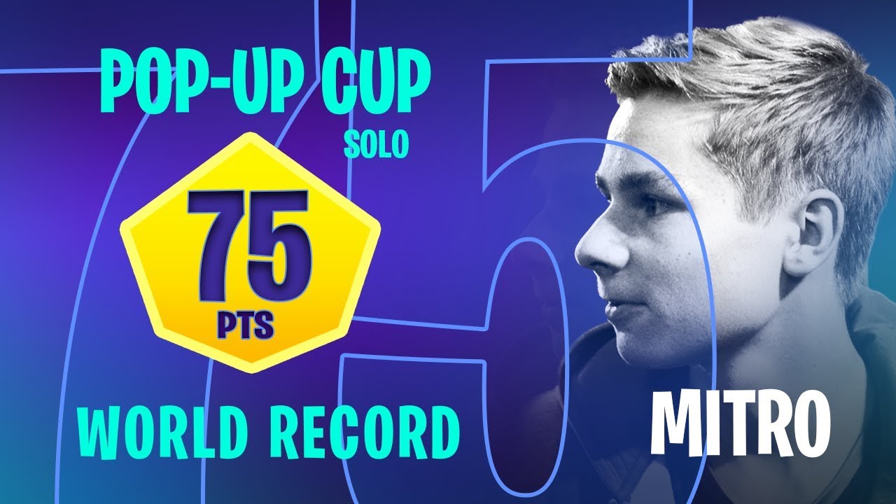 Mitr0 – WORLD RECORD – 75 pts solo Pop-up Cup