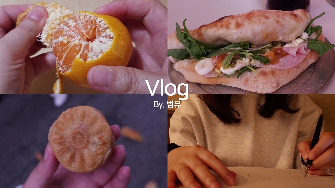 일상Vlog. 혼자서 연희동 나들이│도우클럽, 연희동국화빵 먹고, 커피 마시면서 일본어 공부하고, 타코야끼 20개 혼자 먹기