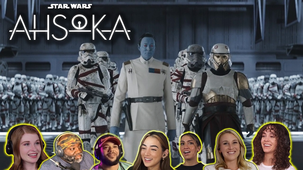 Reactors Reacting to GRAND ADMIRAL THRAWN! | Ahsoka 1x6 