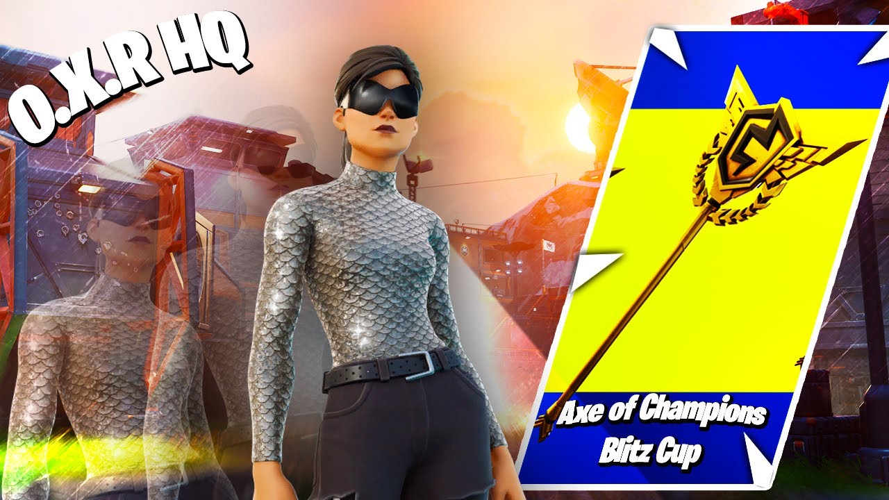 NÃO SOBROU NINGUÉM NA FNCS AXE OF CHAMPIONS! * FORTNITE VITÓRIA *
