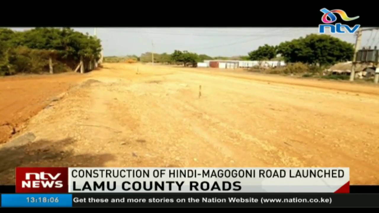 Construction of Hindi-Magogoni road launched in Lamu