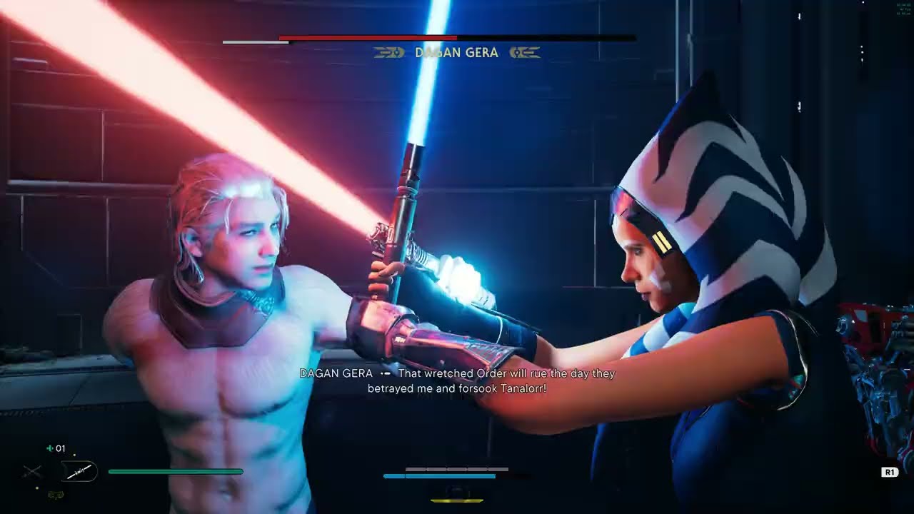 Ahsoka vs Dagan Gera - Jedi Survivor