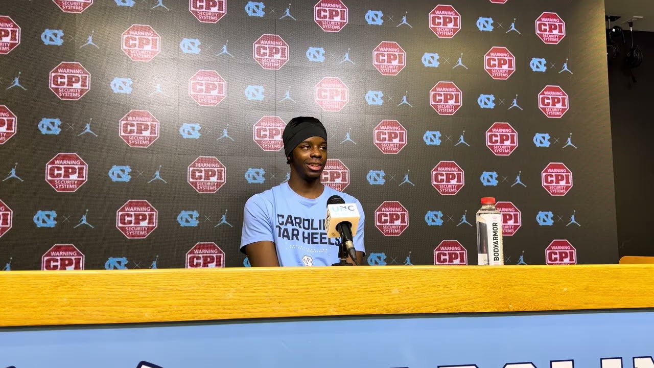 Caleb Wilson Pre-Duke Press Conference | UNC Basketball