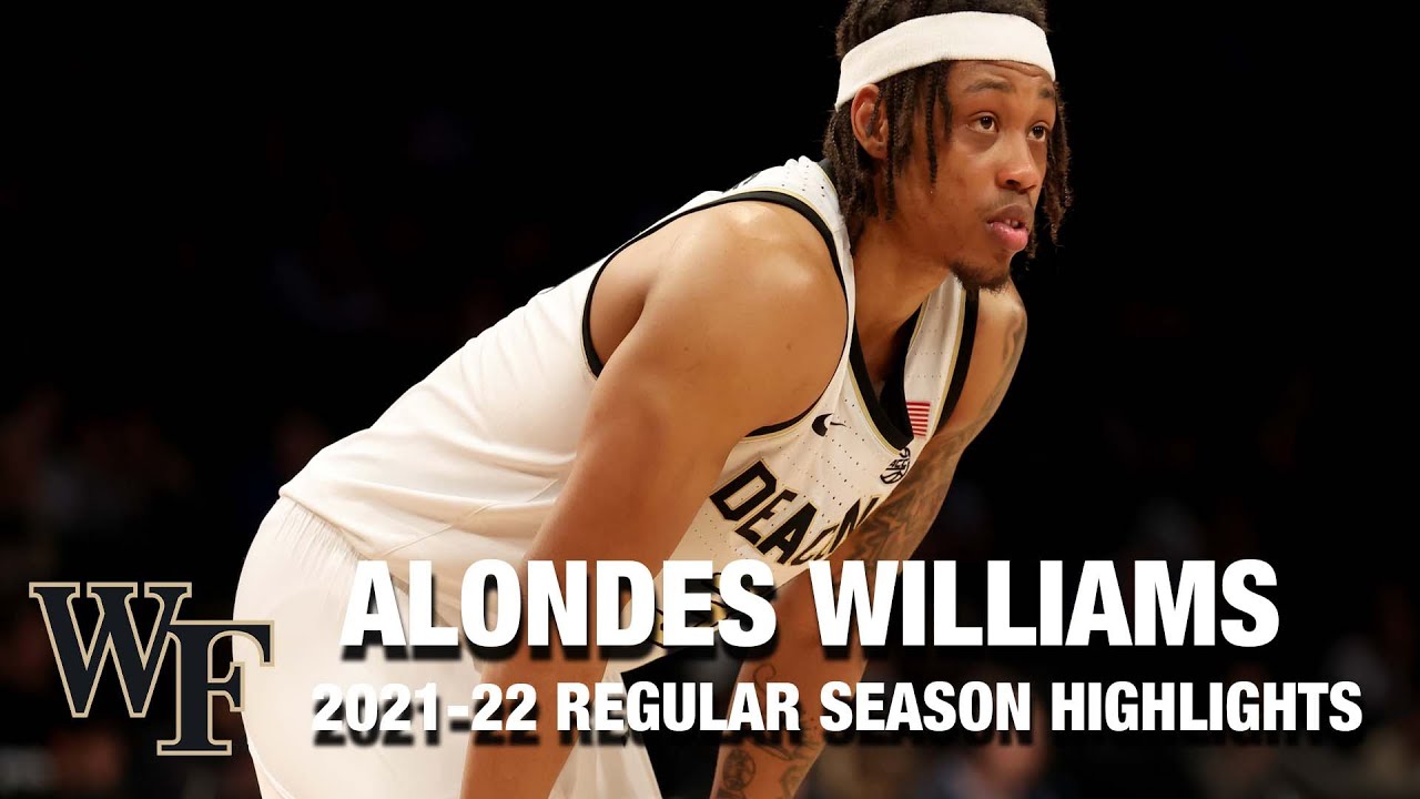 Alondes Williams Regular Season Highlights | Wake Forest Guard