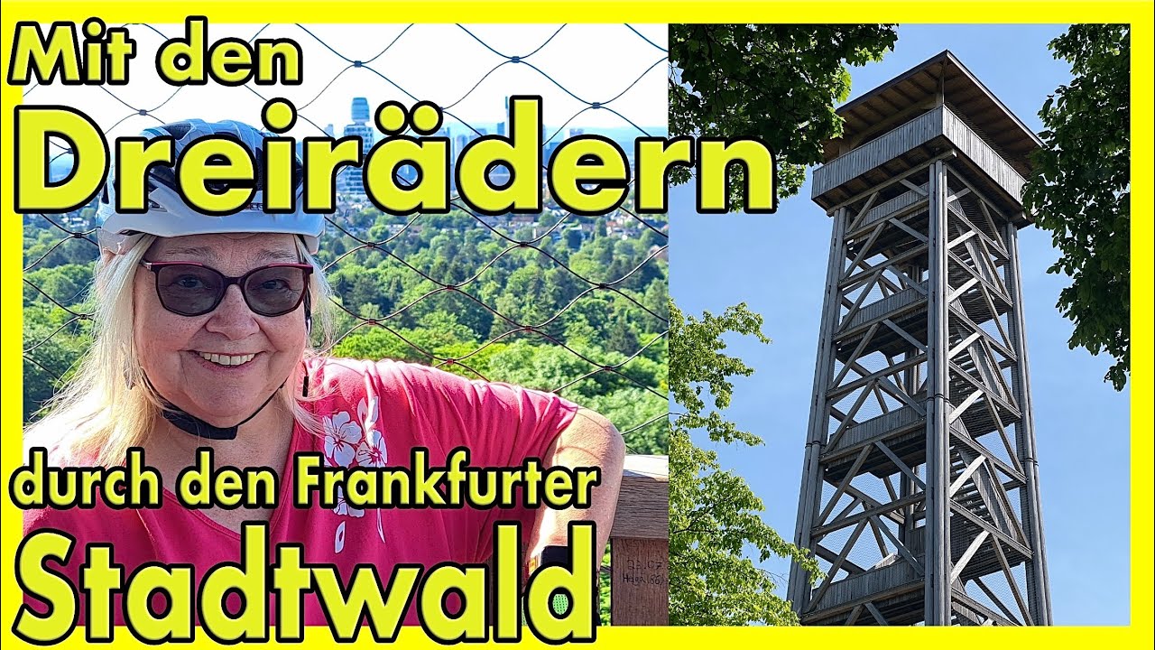 Mit den Dreirädern durch den Frankfurter Stadtwald [4K/UHD]