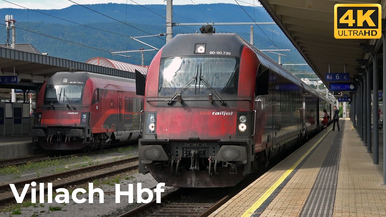Osterreichisch Züge Vlog #153 - Villach Hbf 16.08.2023